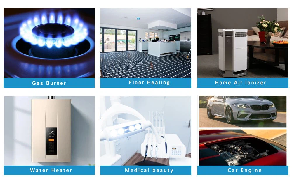 High voltage transformer with ignition coils
