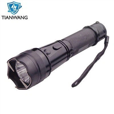 High Quality Shock Siren LED Flishtlight Retractable Three-Section Stun Gun Self Defense