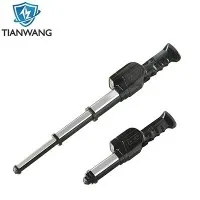 Can a large stun baton be used on a moving target?