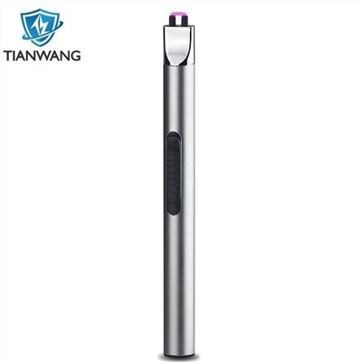 USB Flameless Arc Lighter Long For Candle BBQ