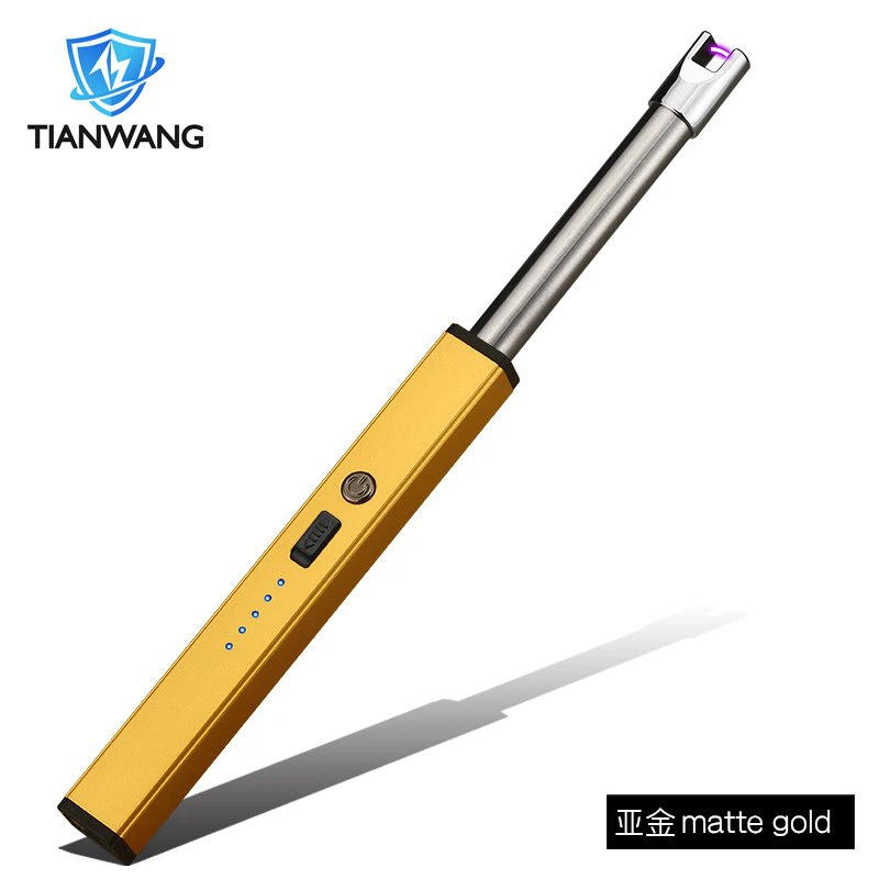 Cr Electric Cigarette Plasma Arc Kitchen Candle Camping BBQ Lighter