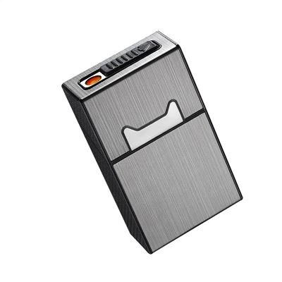 Cigarette Holder Box With USB Electronic Lighter