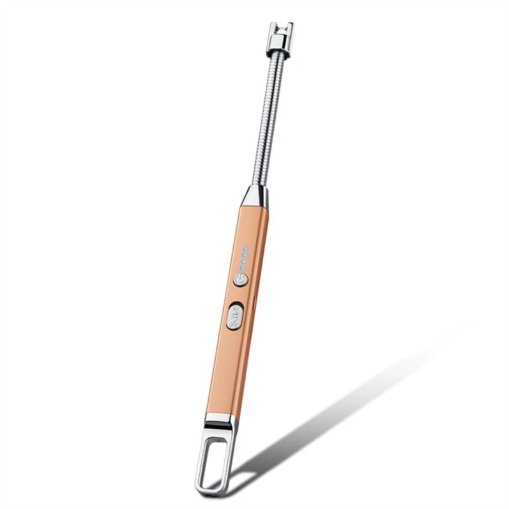 Spinning Long Stick Flameless Windproof Candles Usb Bbq Electric Single Arc Lighter