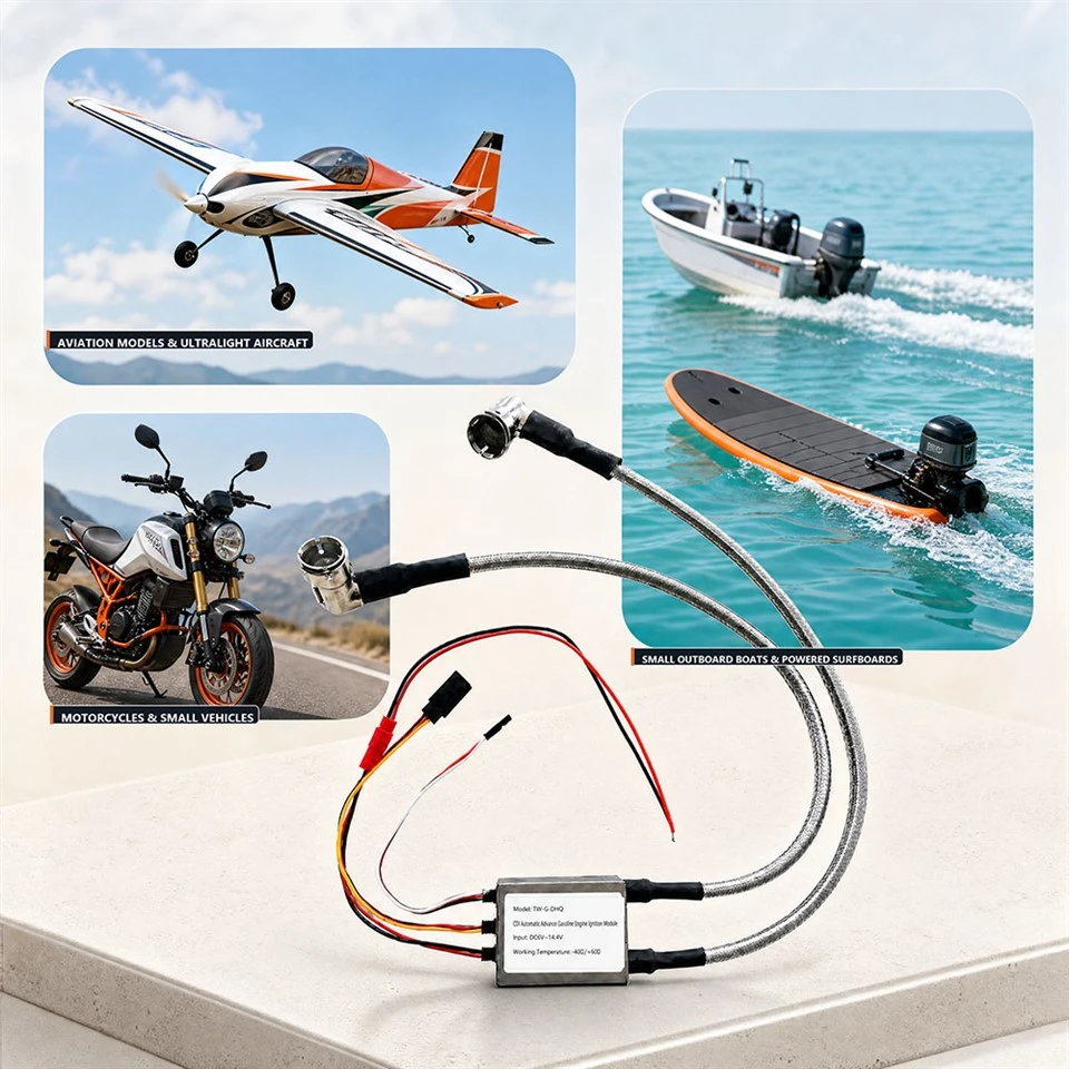 Automatic Advance CDI Ignition Module For 2-Stroke RC Cars