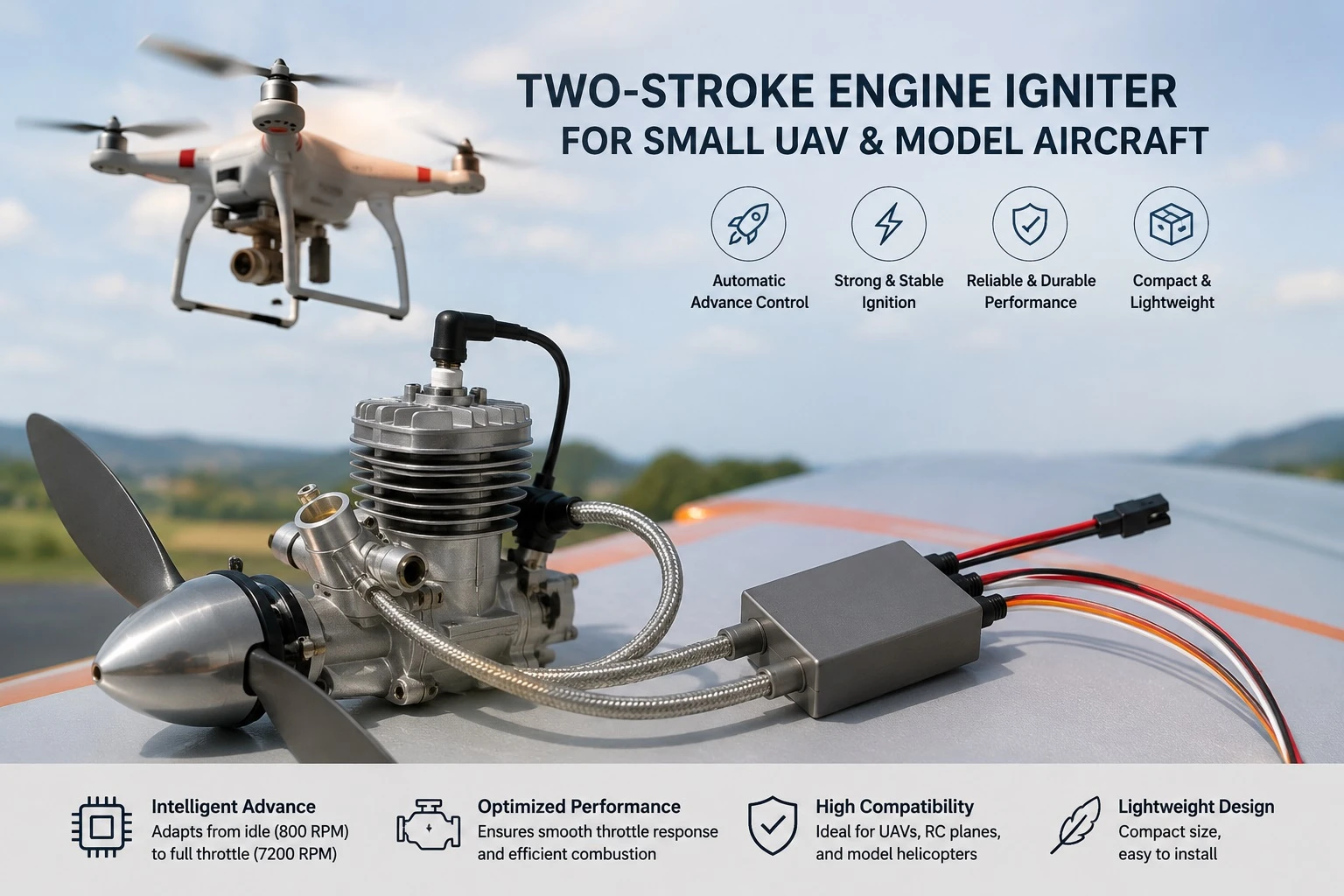 TW-G-DHQ TwoStroke Engine Automatic Advance Igniter TW-G-DHQ TwoStroke Engine Automatic Advance Igniter