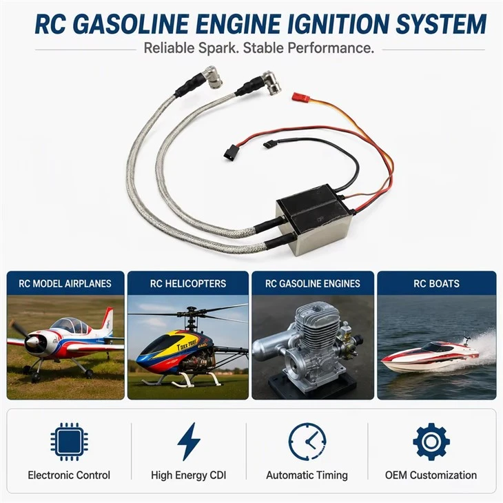 Automatic Advancing Angle Igniter for Brush Cutter, Chainsaw, Hedge Trimmer, RC Car & Motorcycle
