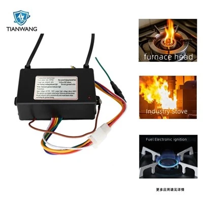 How does an electronic gas stove igniter differ from a battery - powered one?
