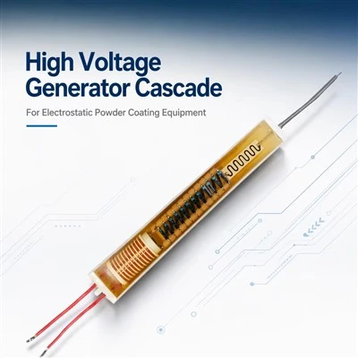 HIGH VOLTAGE CASCADE FOR POWDER COATING GUN