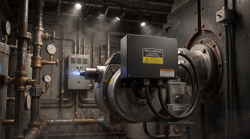 38kV High-Power Burner Igniter with Built-in Controller and 30-Second Auto Shut-Off 38kV High-Power Burner Igniter with Built-in Controller and 30-Second Auto Shut-Off