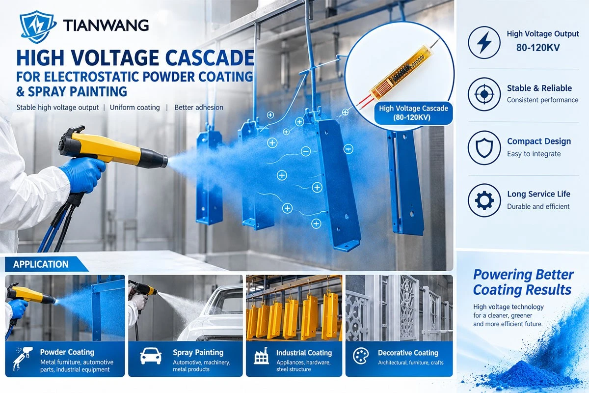 Custom high voltage cascade module for spray gun OEM Custom high voltage cascade module for spray gun OEM