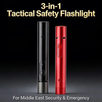 3-in-1 Arc Flashlight For Outdoor And Emergency Use