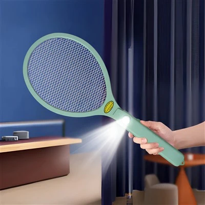 TW-05 Rechargeable Electric Mosquito Swatter | 6000V Mosquito Zapper With LED Light