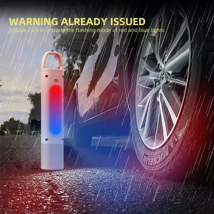 Emergency Zoomable Rechargeable Torch LED Flashlight With Arc Lighter